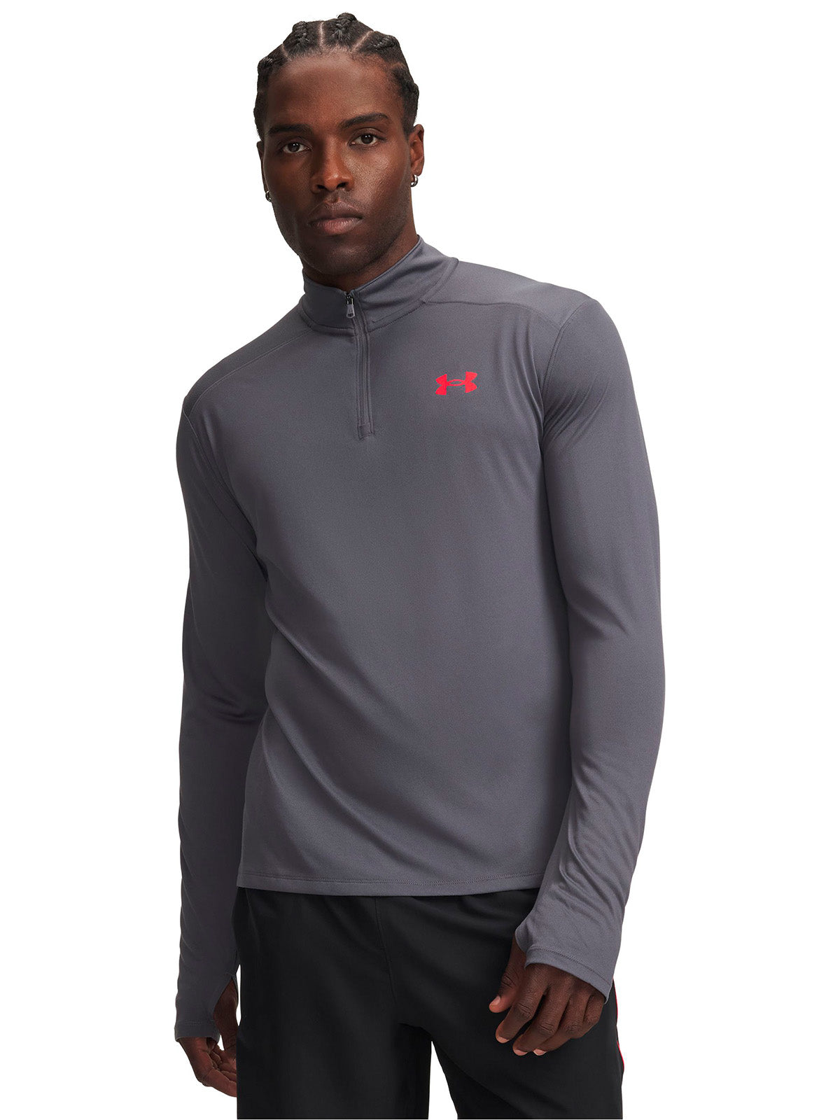 Poleron UA Tech Utility gris para hombre