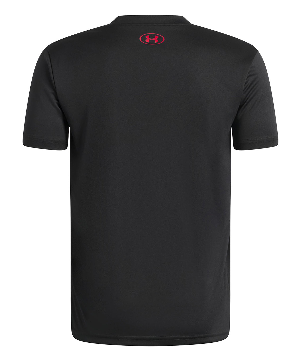Polera manga corta UA Tech Graphic negra para niño
