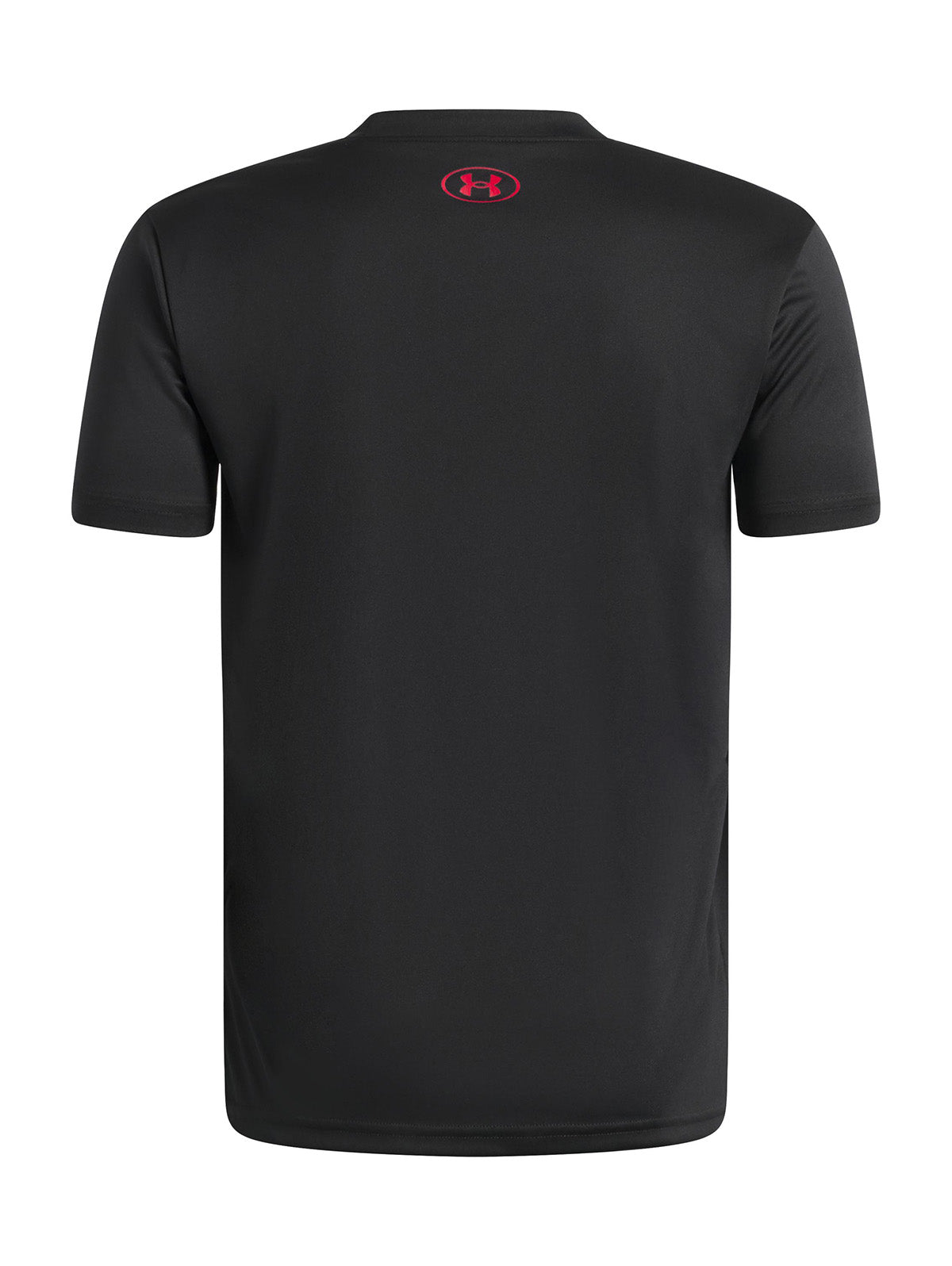 Polera manga corta UA Tech Graphic negra para niño