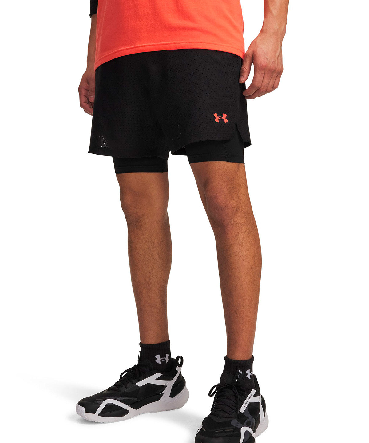 Short UA Vanish Woven 2-in-1 negro para hombre