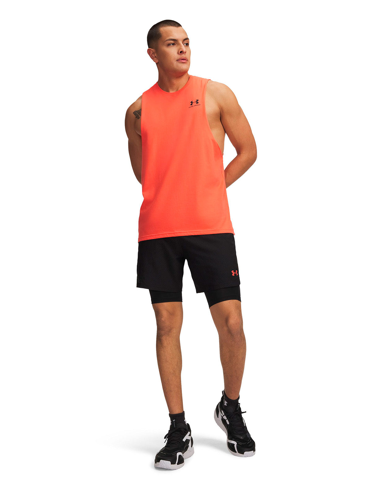 Short UA Vanish Woven 2-in-1 negro para hombre