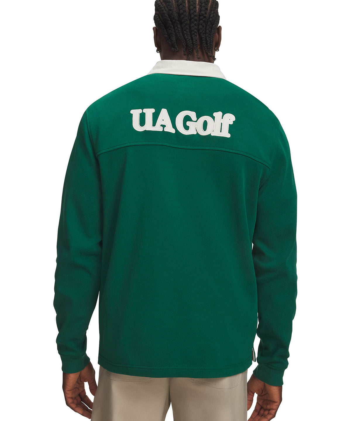 Polera manga larga UA Drive M ATP verde para hombre