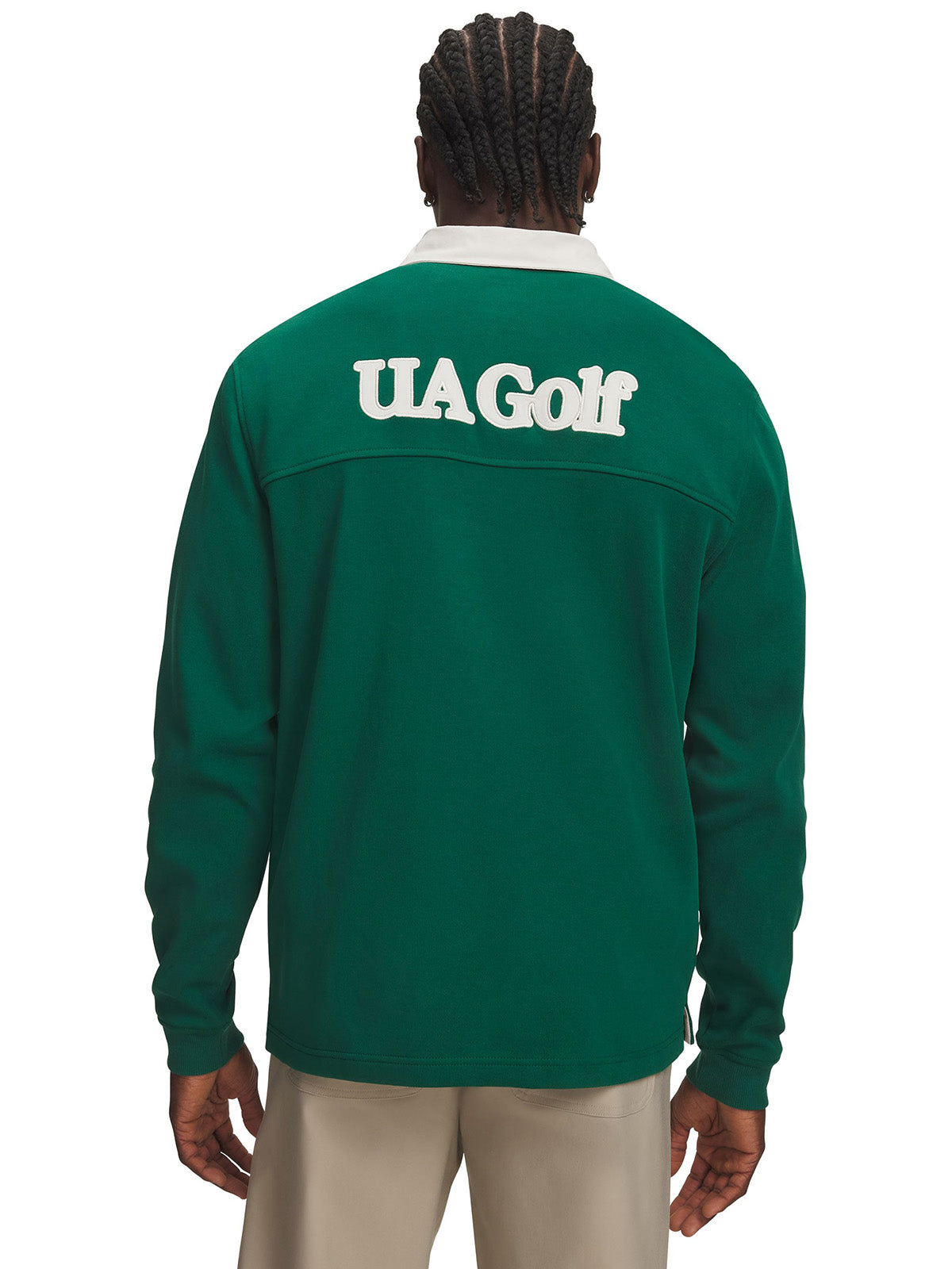 Polera manga larga UA Drive M ATP verde para hombre