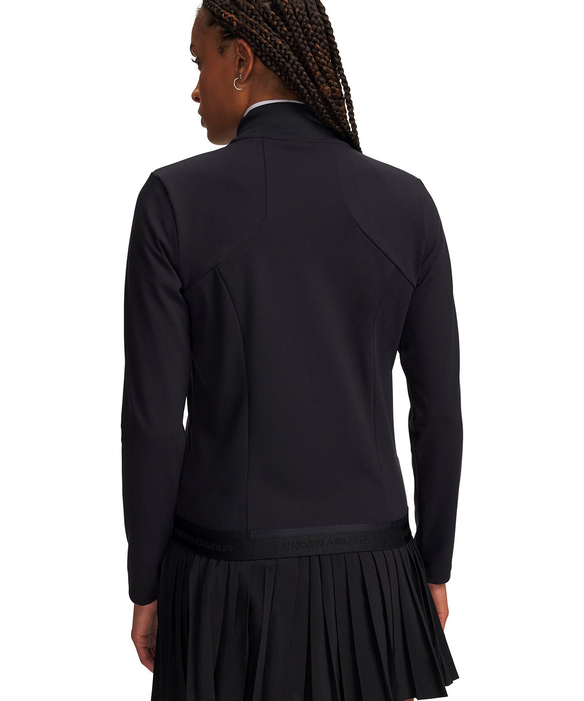 Poleron UA Drive Lightweight negra para mujer