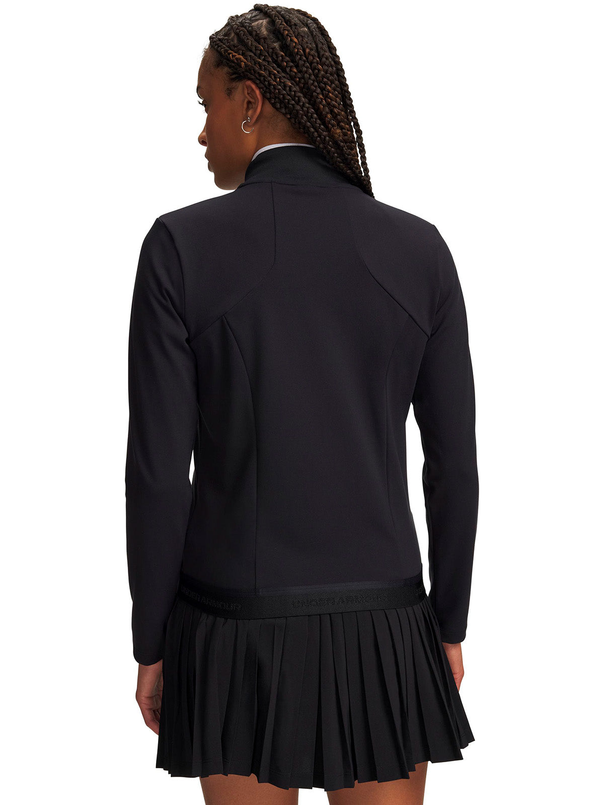 Poleron UA Drive Lightweight negra para mujer