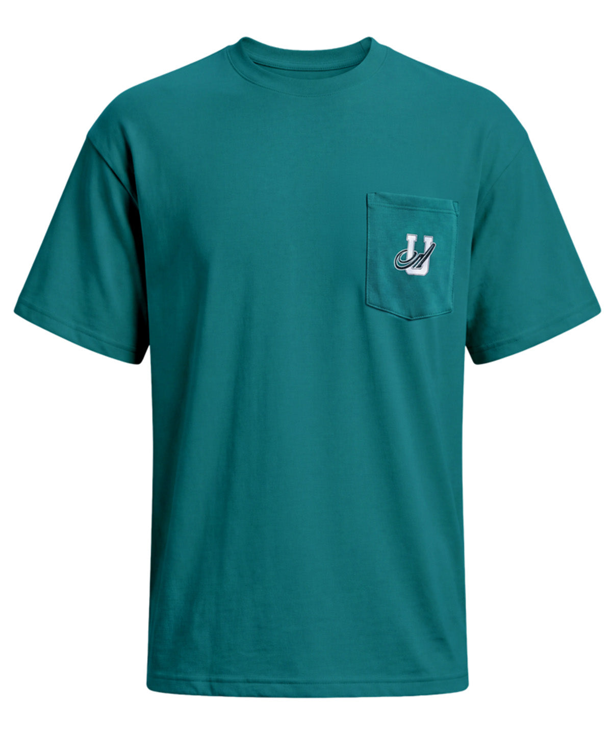 Polera manga corta UA Heavyweight Pocket verde para hombre