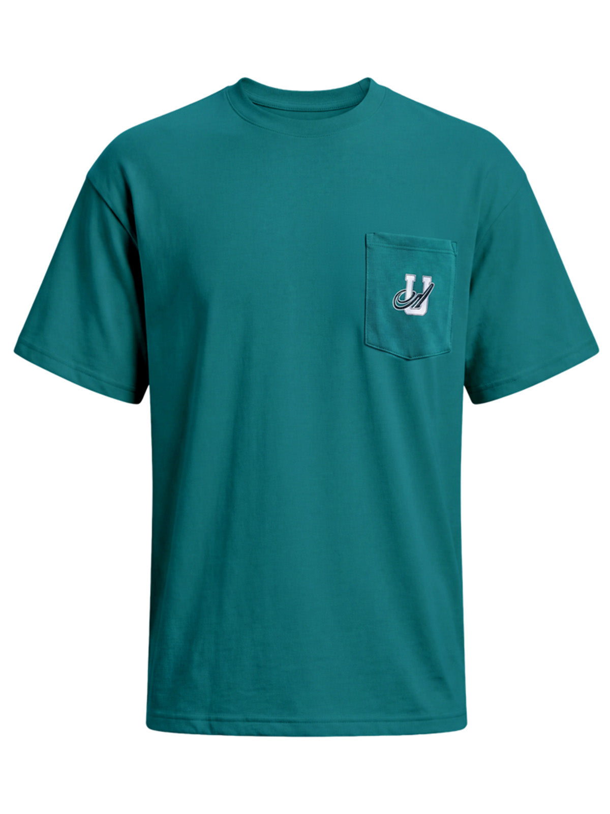 Polera manga corta UA Heavyweight Pocket verde para hombre