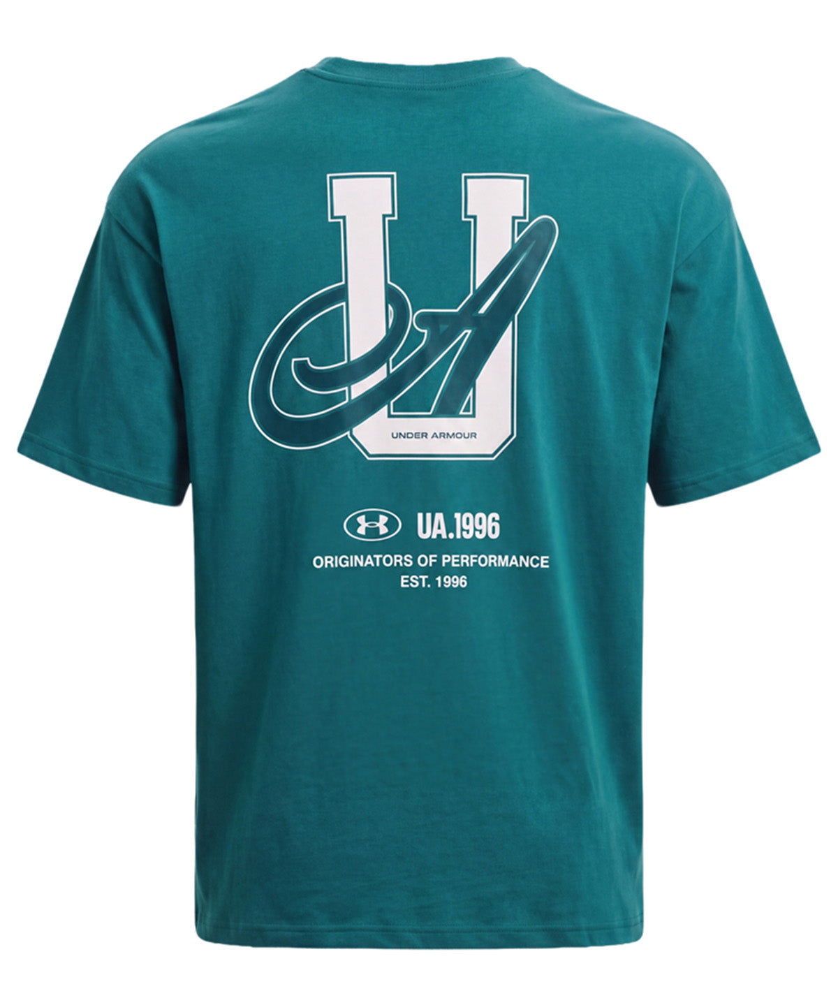 Polera manga corta UA Heavyweight Pocket verde para hombre