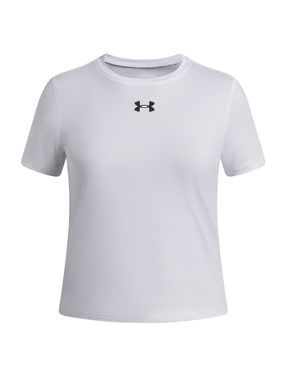 UA G HeatGear SS Primera Capa Superior blanco para niña