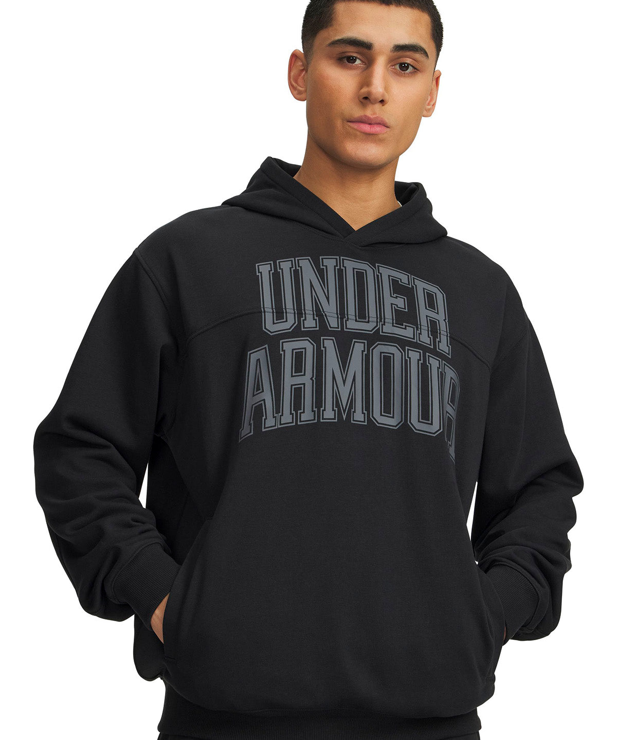 Poleron UA Rival Lightweight negro para hombre