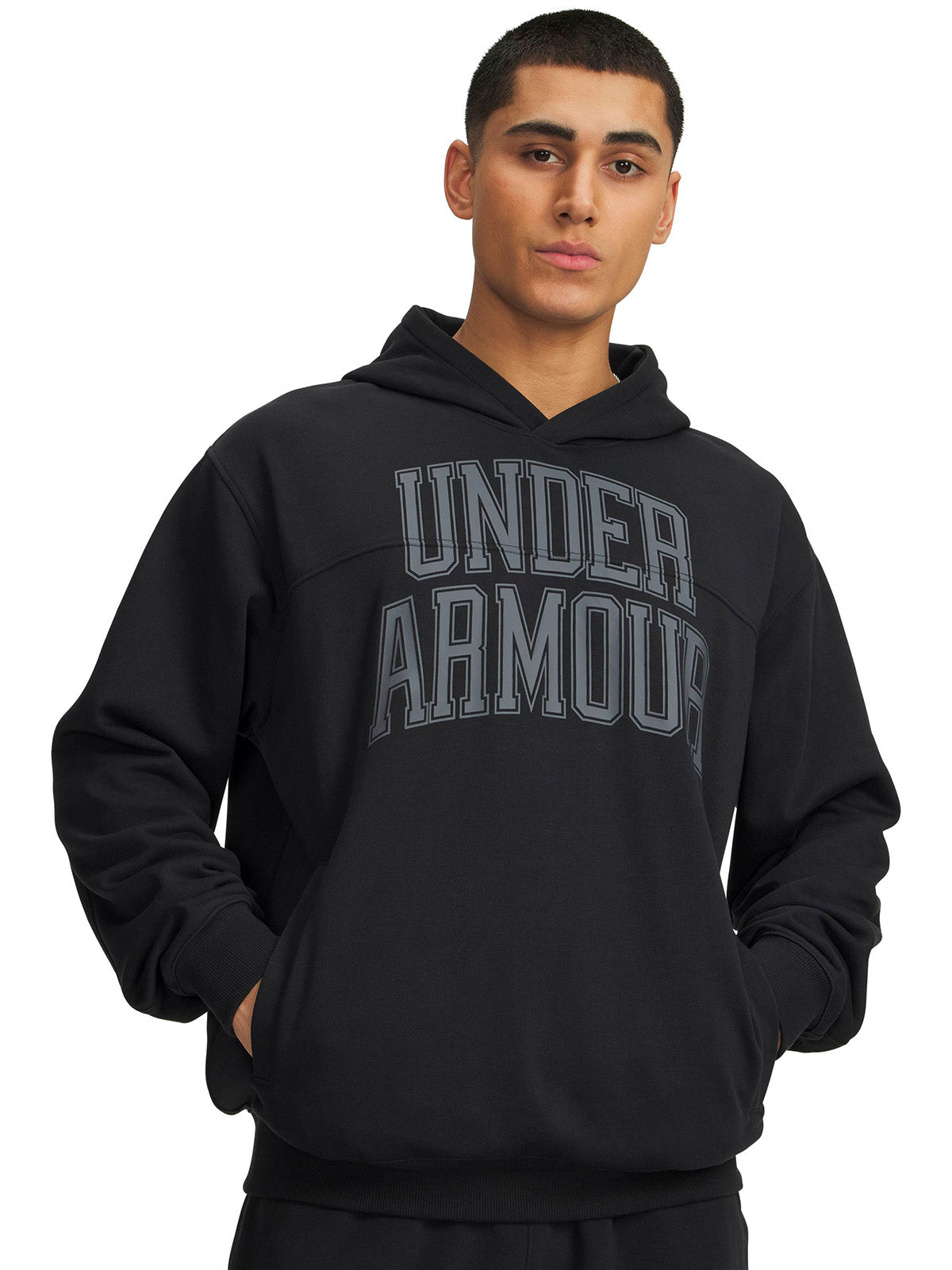 Poleron UA Rival Lightweight negro para hombre