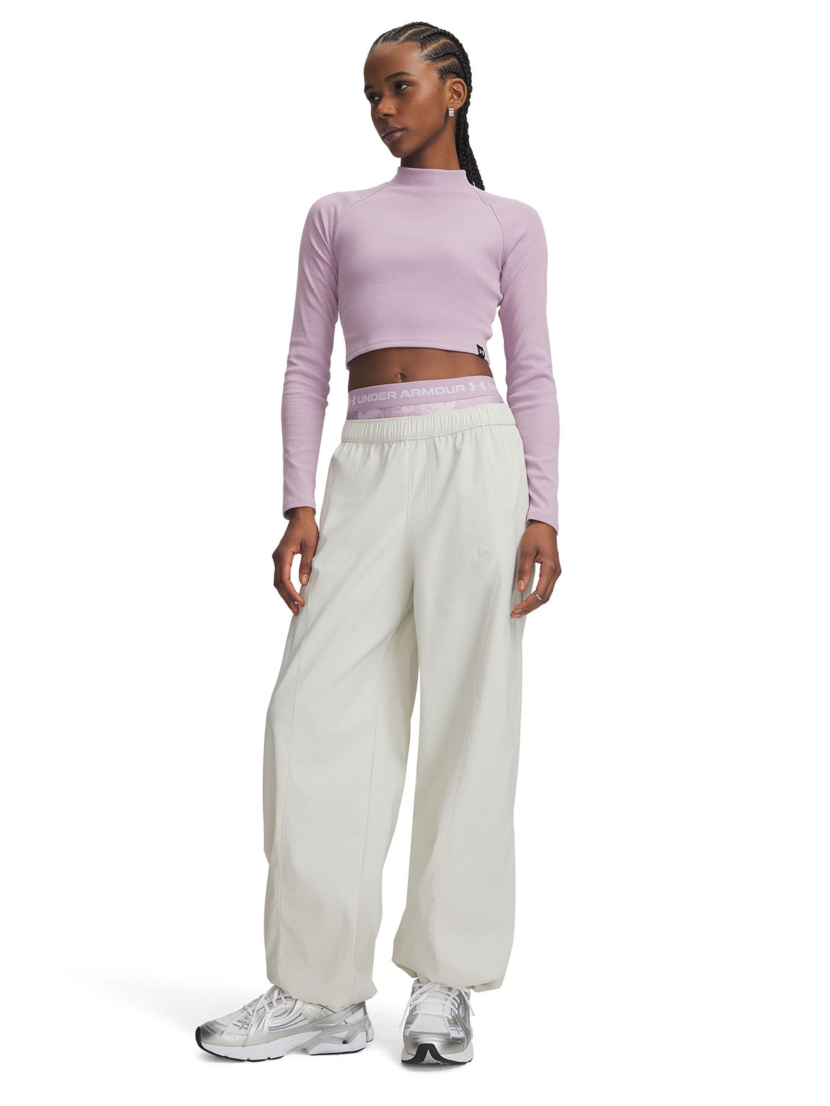 Pantalon UA Unstoppable blanco para mujer