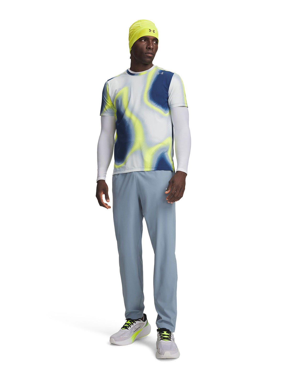 Pantalon UA Velociti Storm azul para hombre