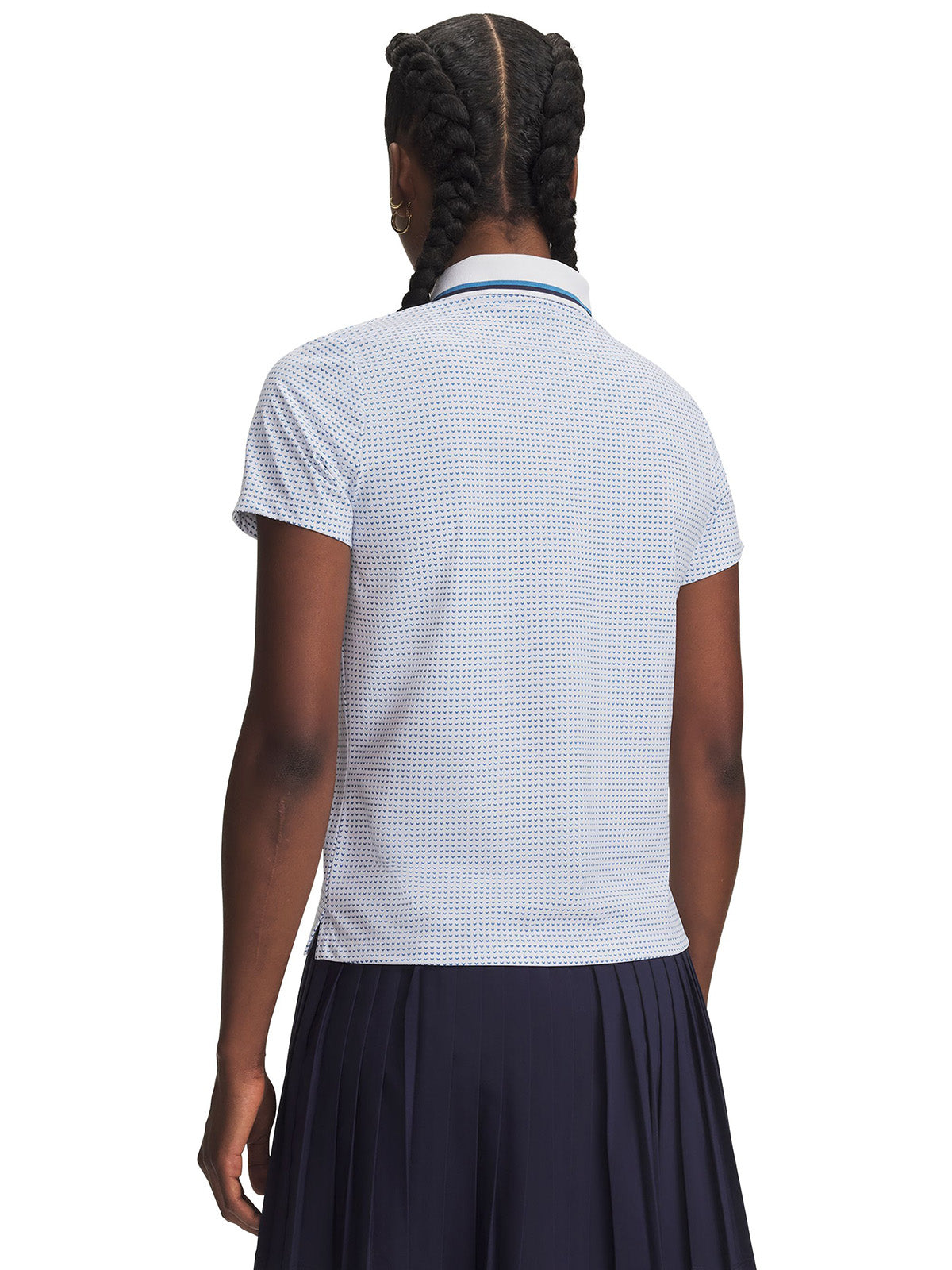 Polera manga corta UA ArmourDry Printed blanca para mujer