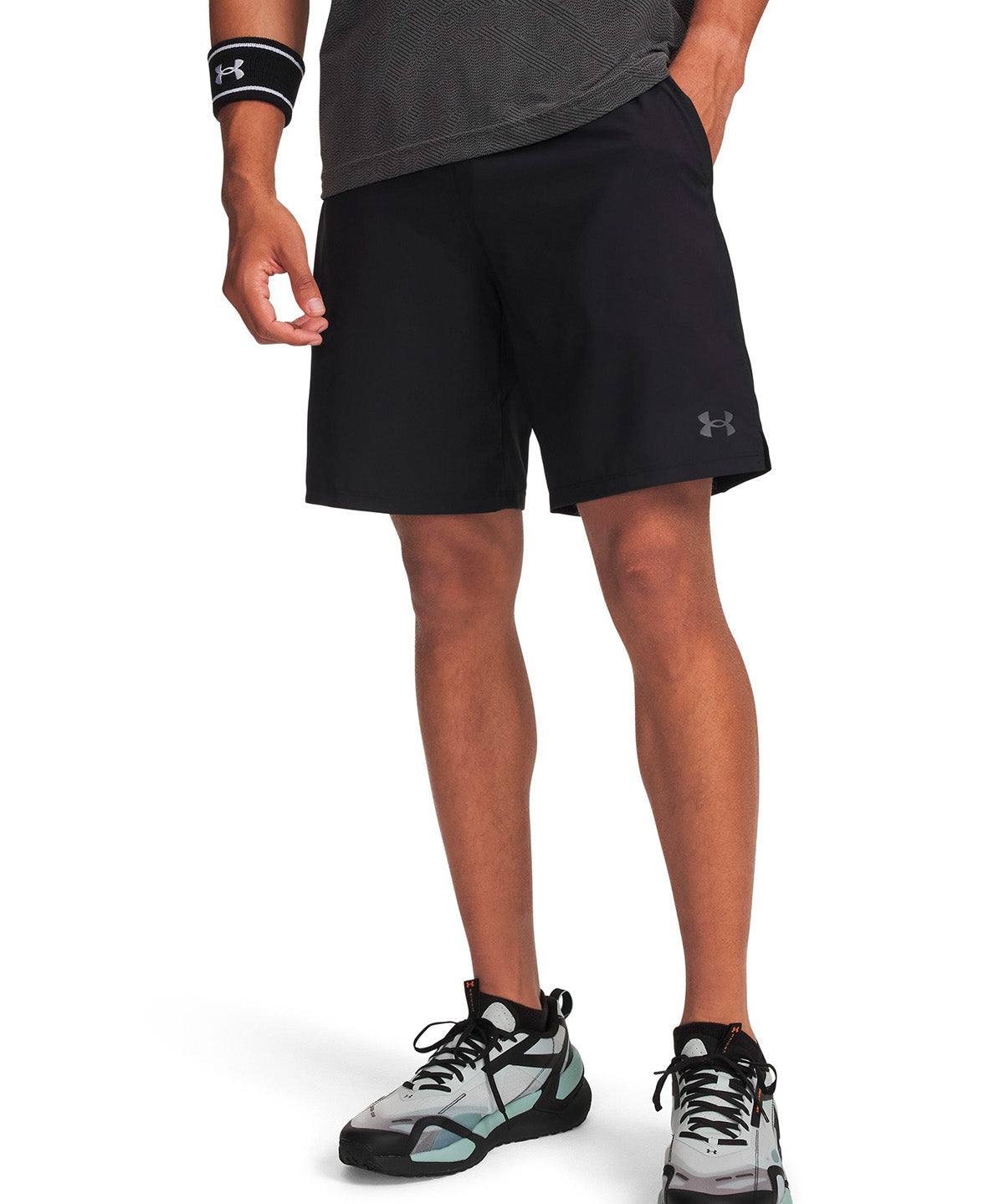 Short UA Vanish Woven 2.0 8" negro para hombre