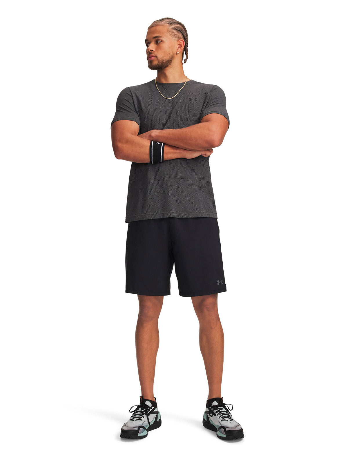 Short UA Vanish Woven 2.0 8" negro para hombre