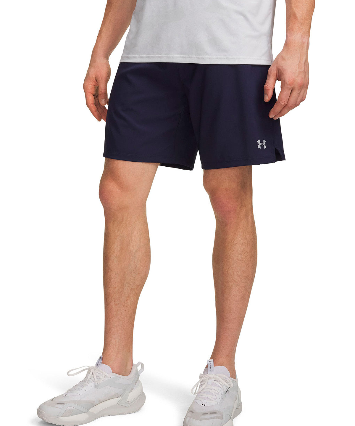 Short UA Vanish Woven 2.0 8" azul marino para hombre