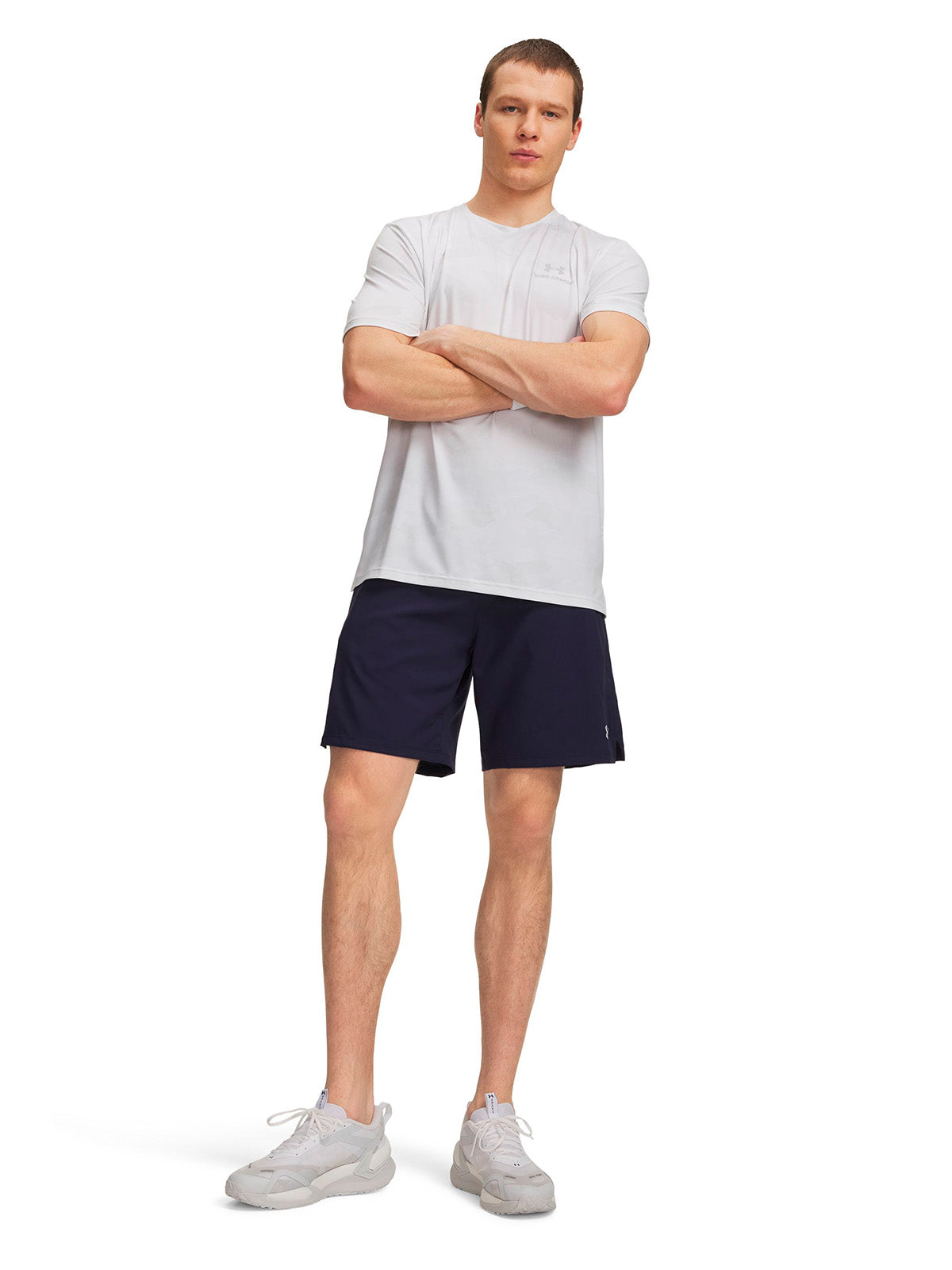 Short UA Vanish Woven 2.0 8" azul marino para hombre