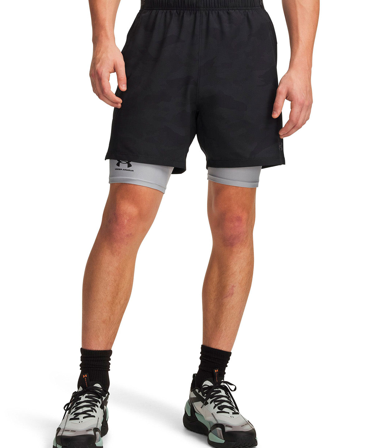 Short UA Vanish Woven 2.0 6" negro para hombre