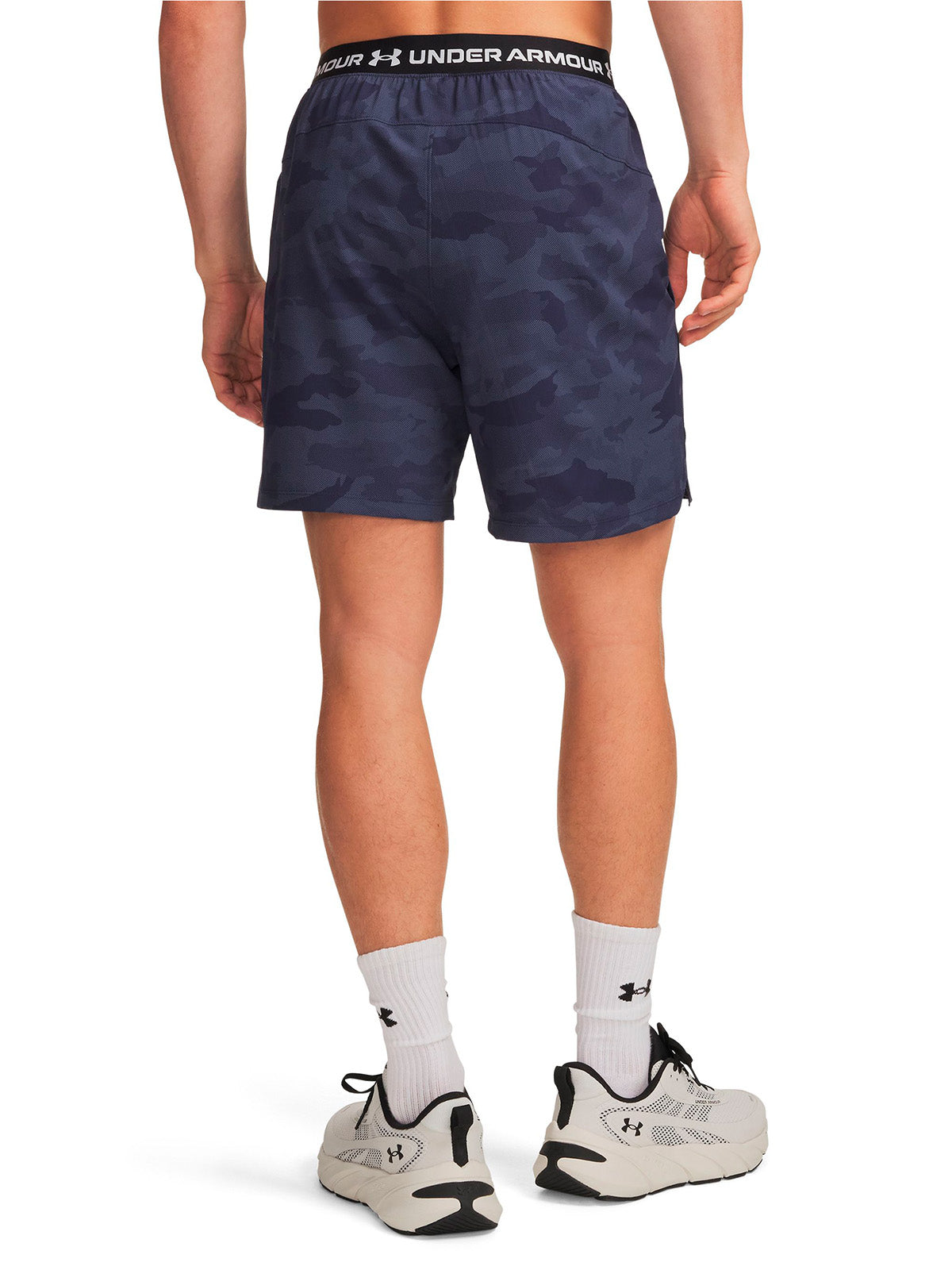 Short UA Vanish Woven 2.0 6" azul marino para hombre
