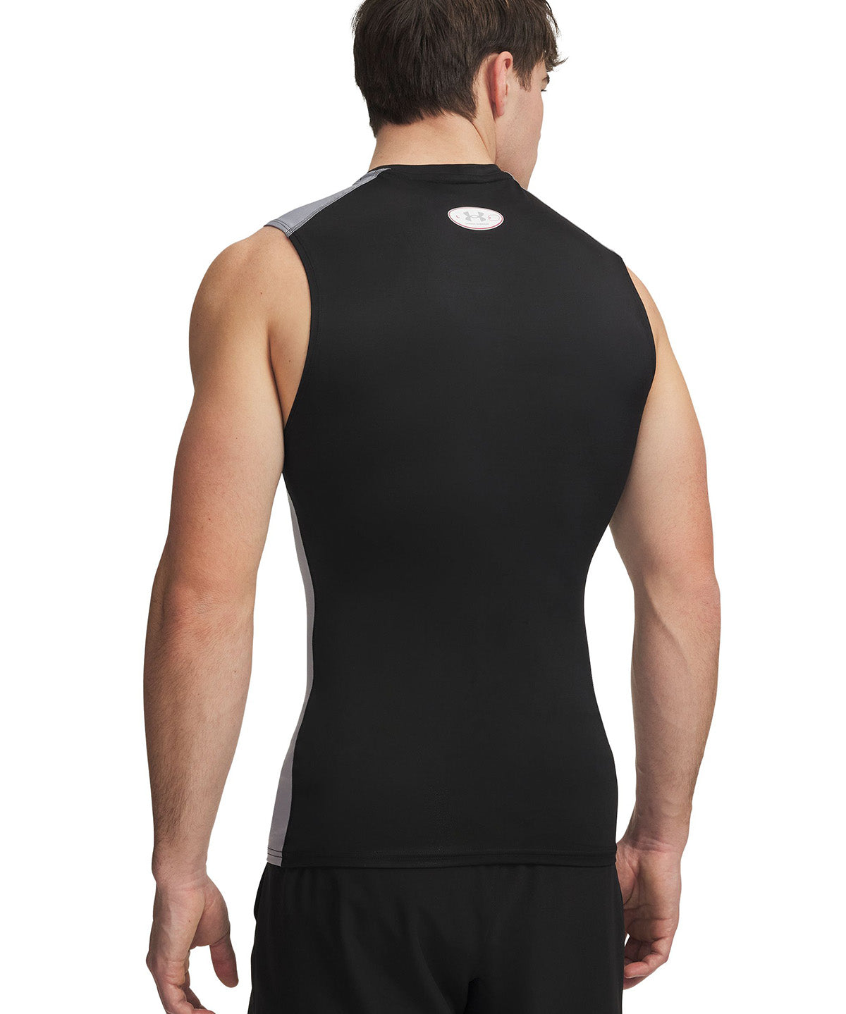 UA HG Elite Compression SL Primera Capa Superior negra para hombre