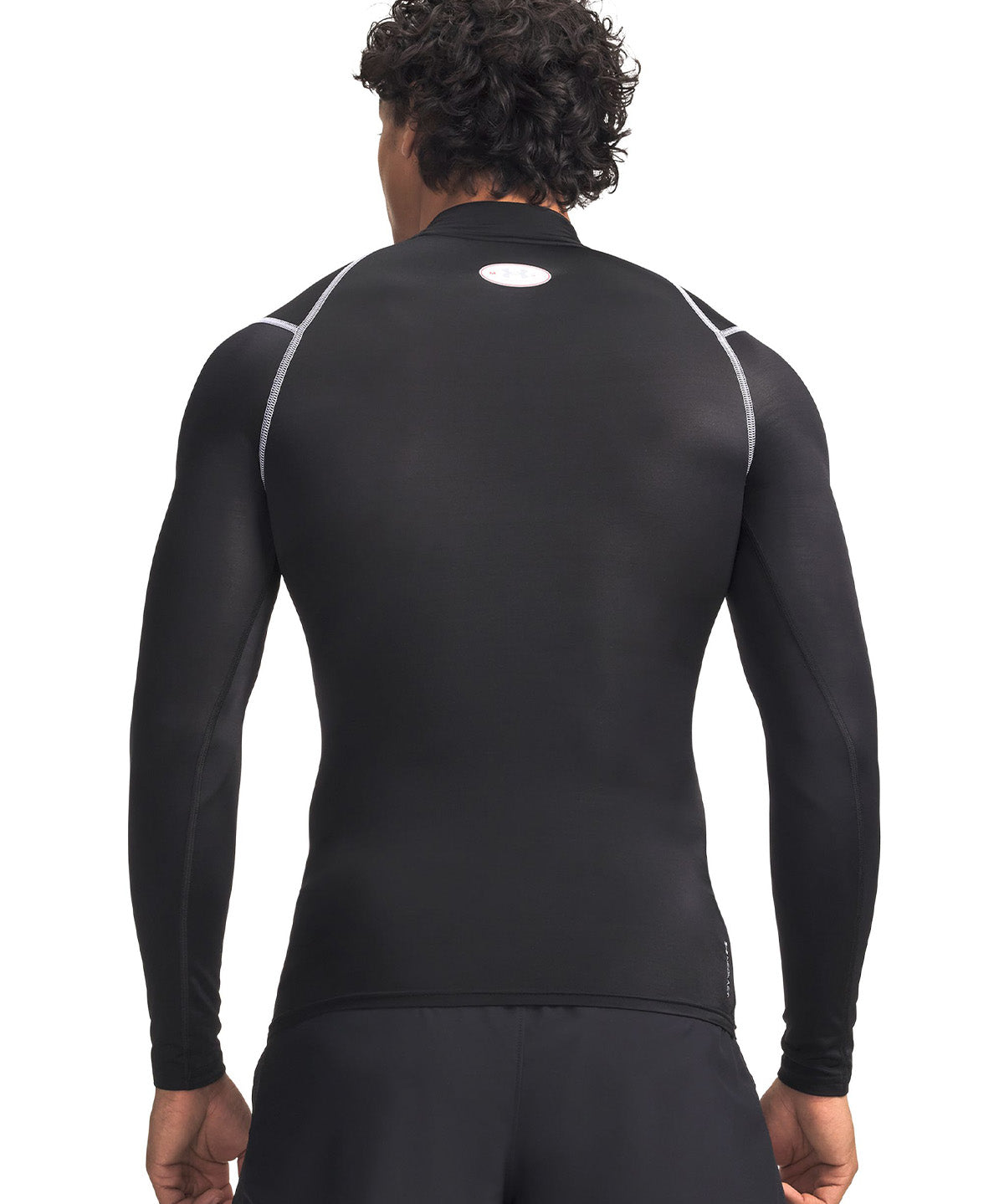 Primera capa superior HeatGear Elite Compression Mck Manga Larga Hombre Negro