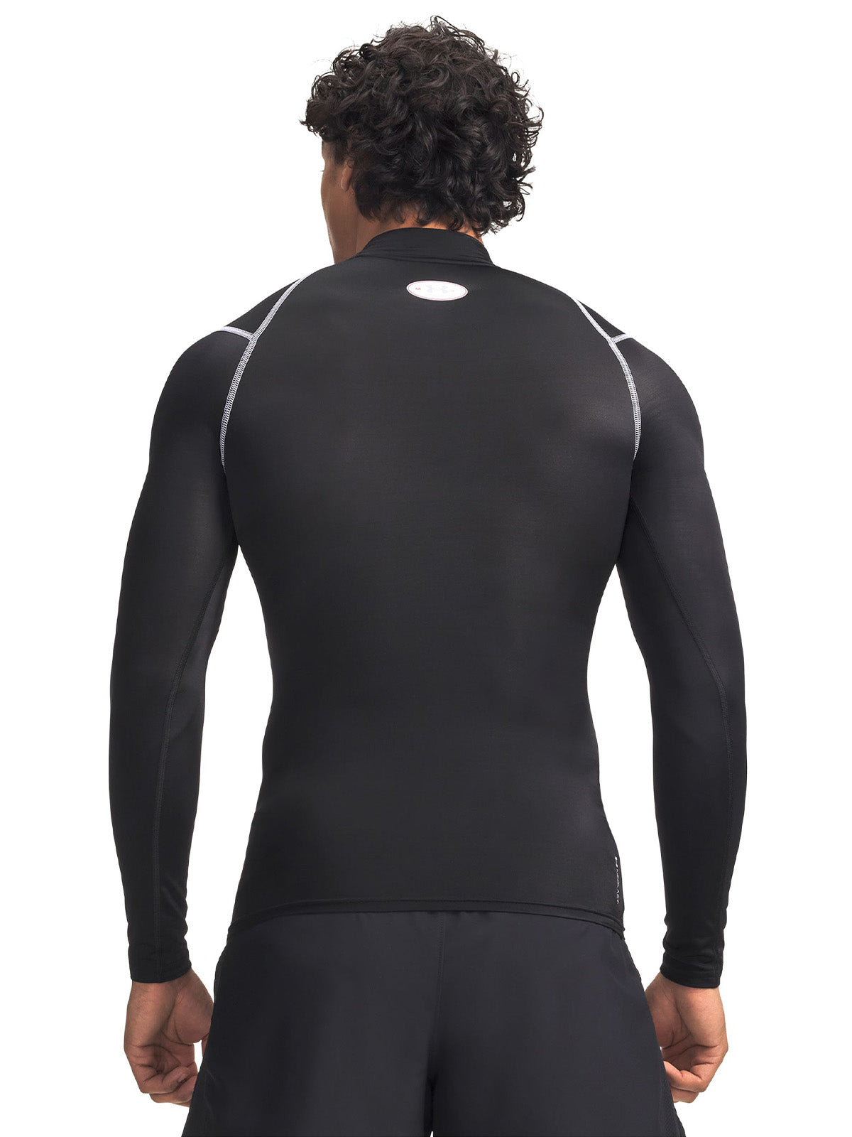 Primera capa superior HeatGear Elite Compression Mck Manga Larga Hombre Negro