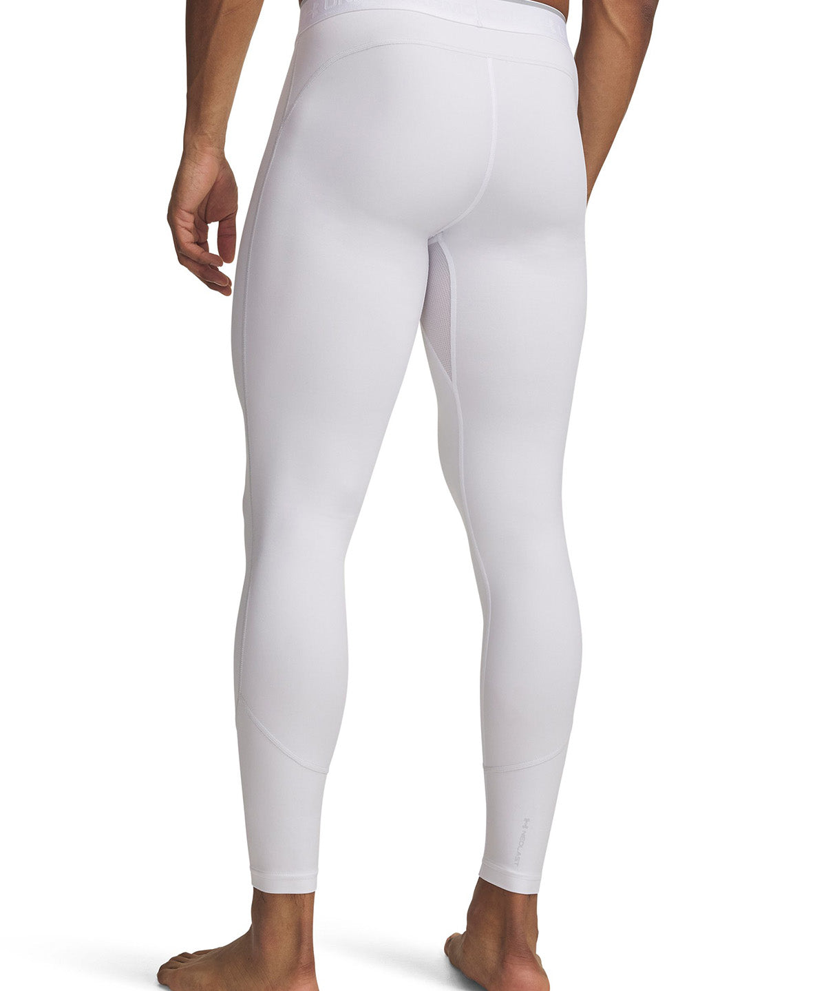 UA HG Elite Leggings Primera Capa Inferior Blanca para Hombre
