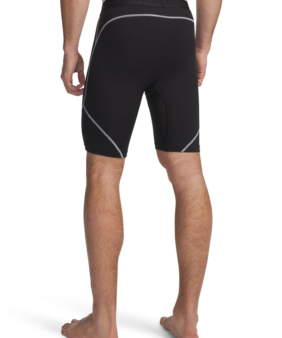 UA HG Elite Long Shorts Calza negro para hombre
