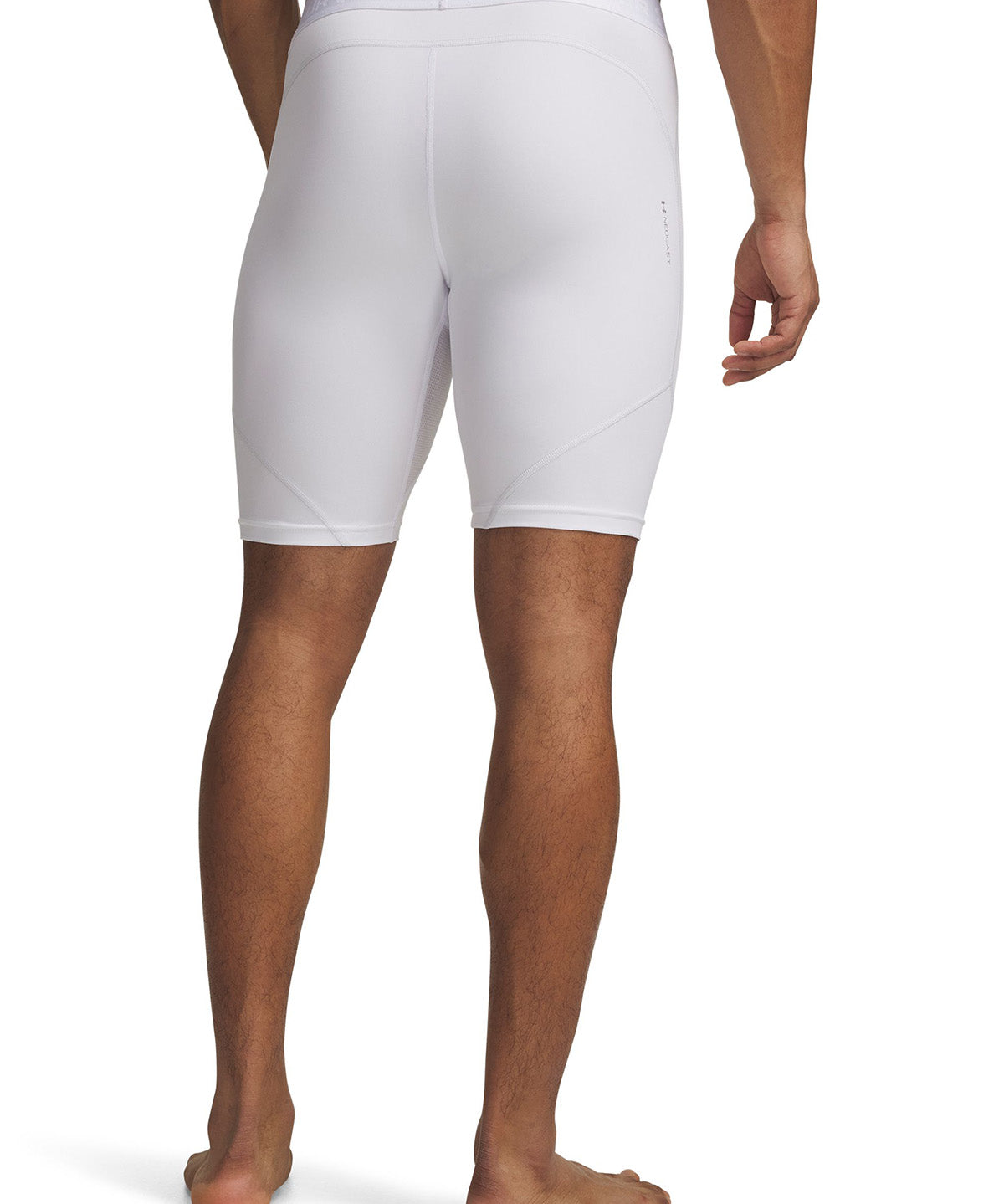 UA HG Elite Long Shorts Calza blanco para hombre