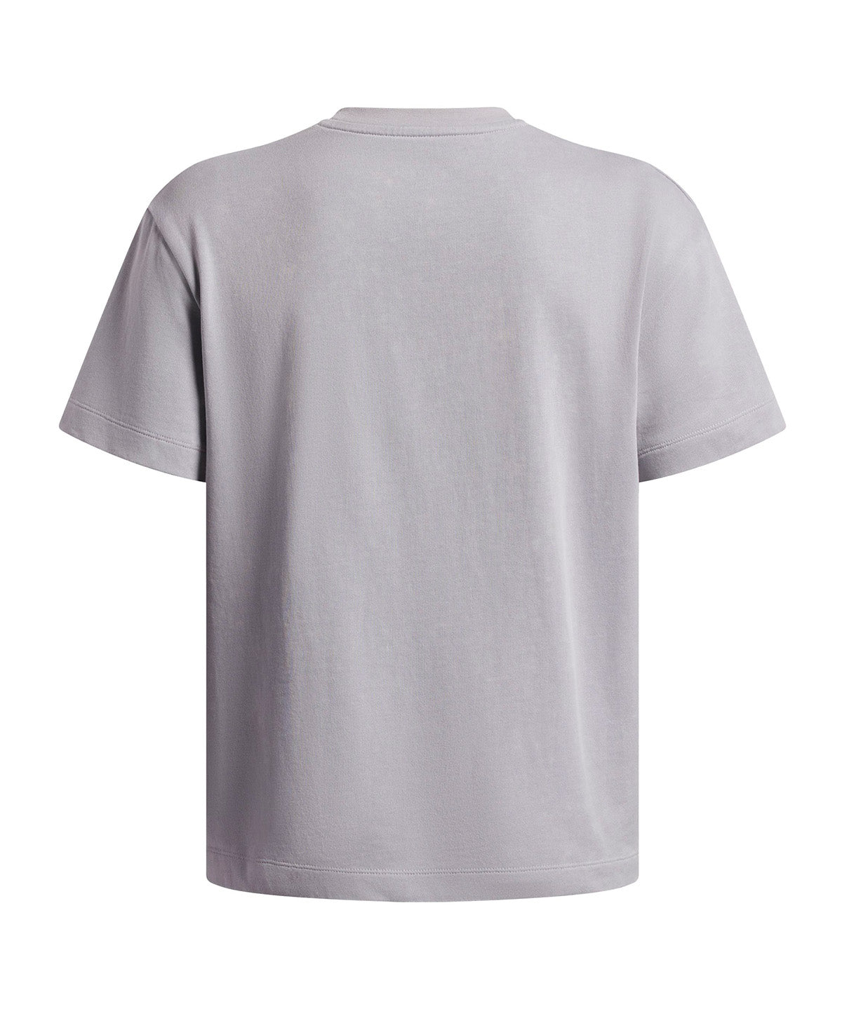 Polera manga corta UA Heavyweight Wash gris para niño