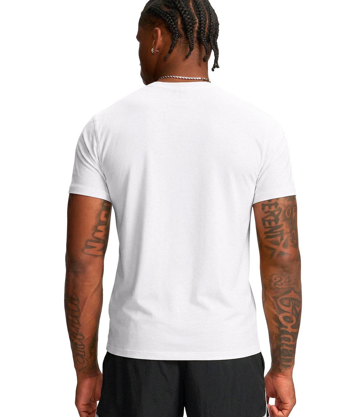 Polera manga corta UA The Bouncy Tee blanco para hombre