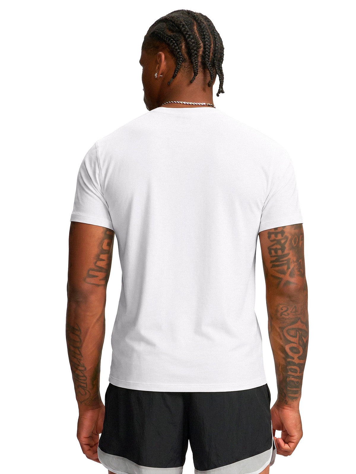 Polera manga corta UA The Bouncy Tee blanco para hombre