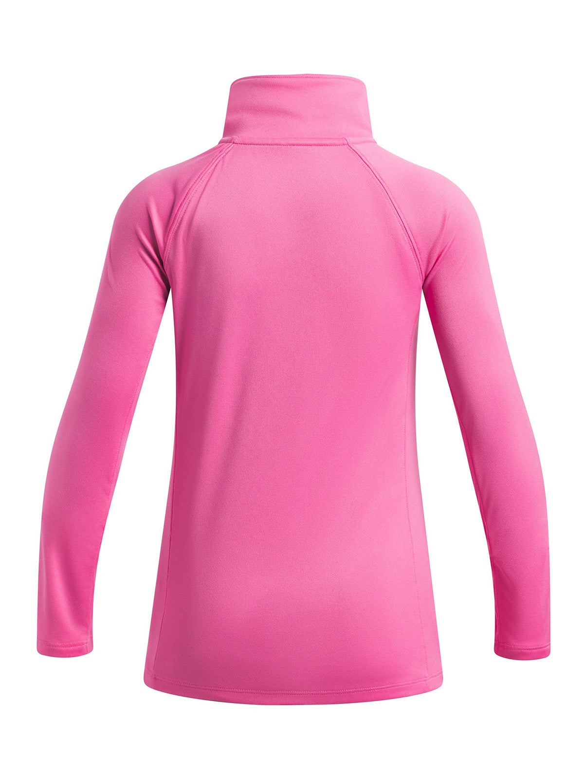 Poleron UA Tech Branded ½ Zip rosado para niña