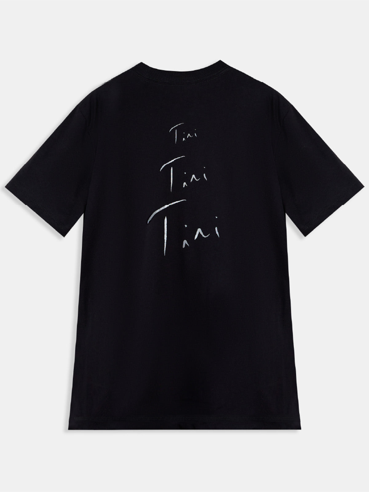 Polera Oversized TINI Unisex Negra- FUTTTURA