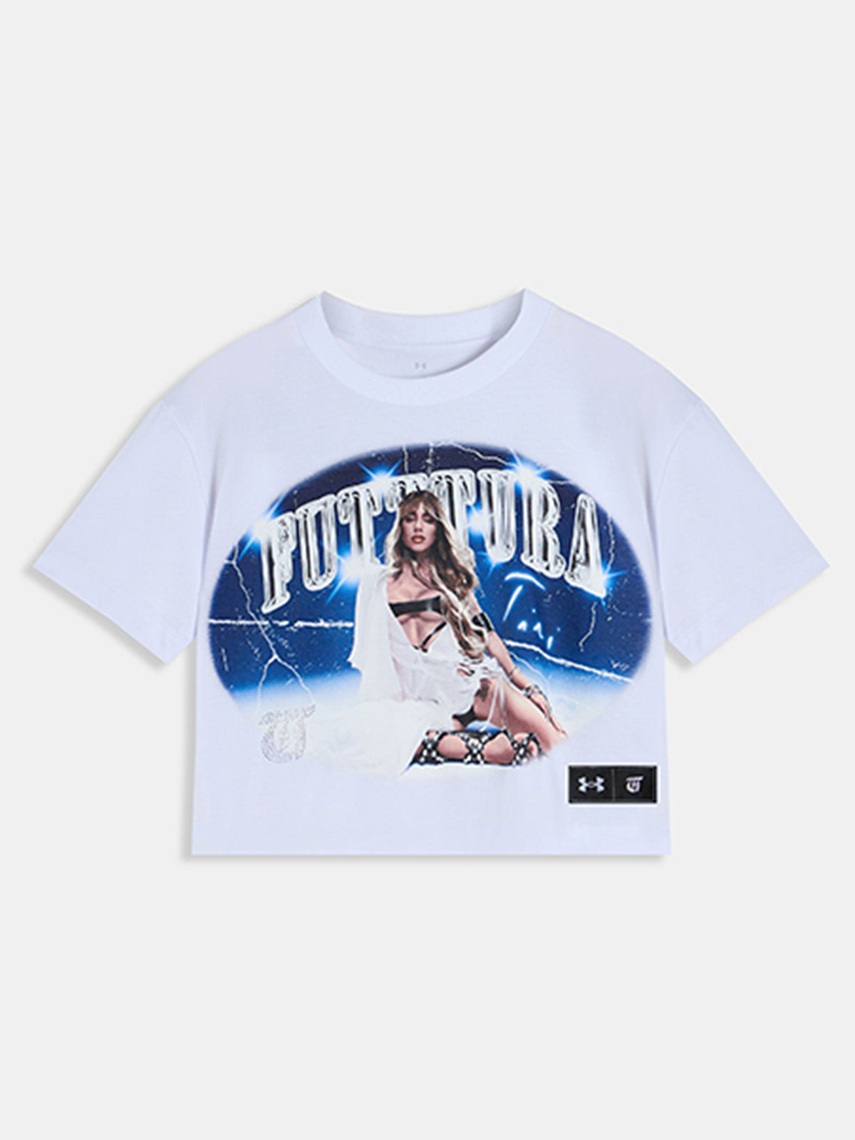 Polera Crop TINI Unisex Blanca - FUTTTURA
