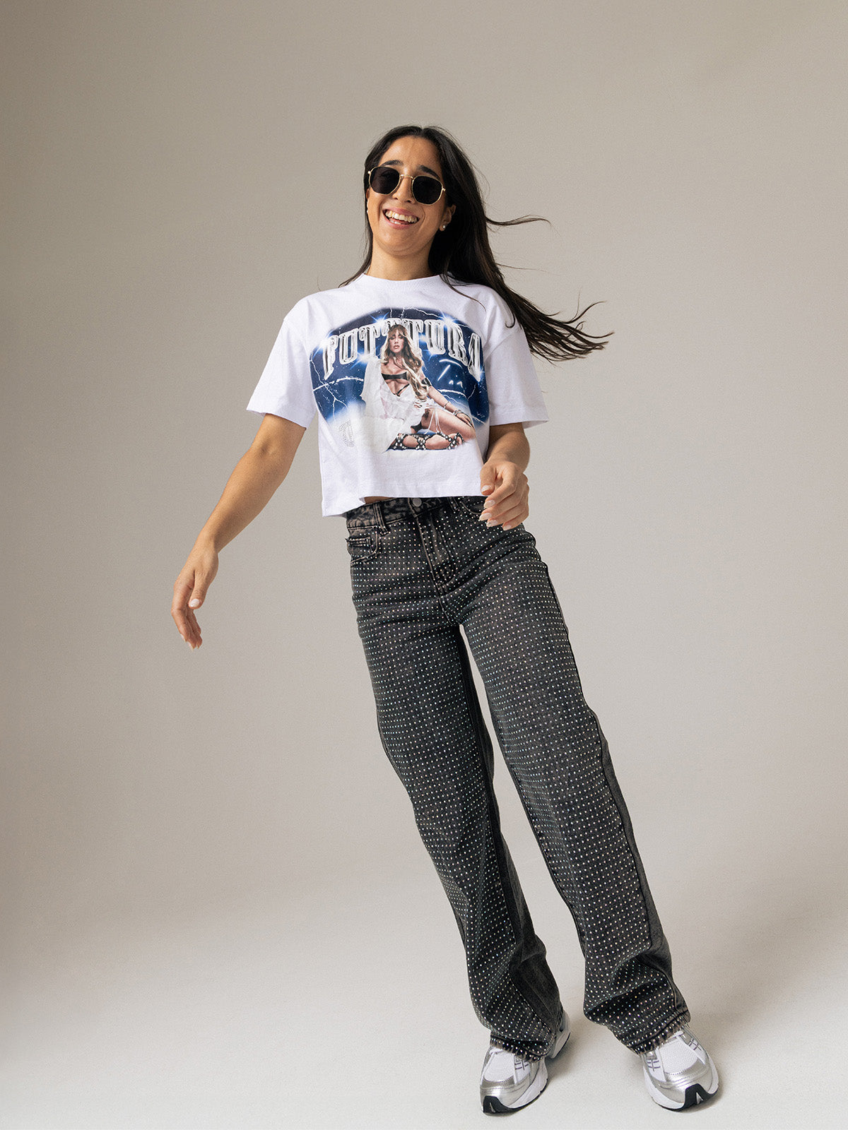 Polera Crop TINI Unisex Blanca - FUTTTURA