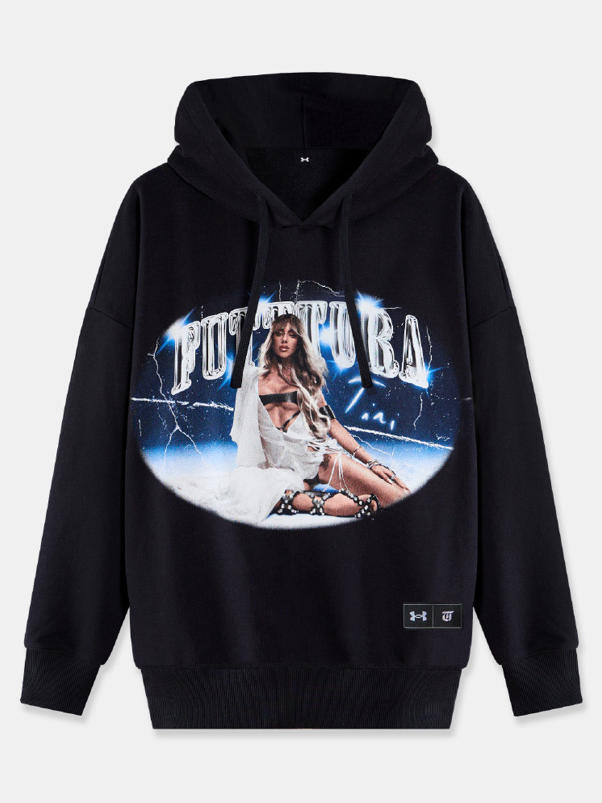 Polerón con capucha TINI Unisex Negro - FUTTTURA