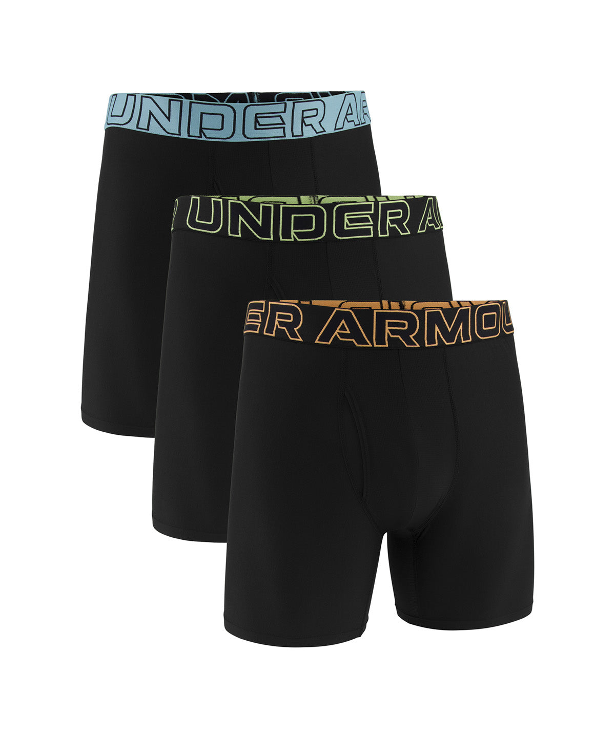 UA Performance Tech Boxer azul para hombre