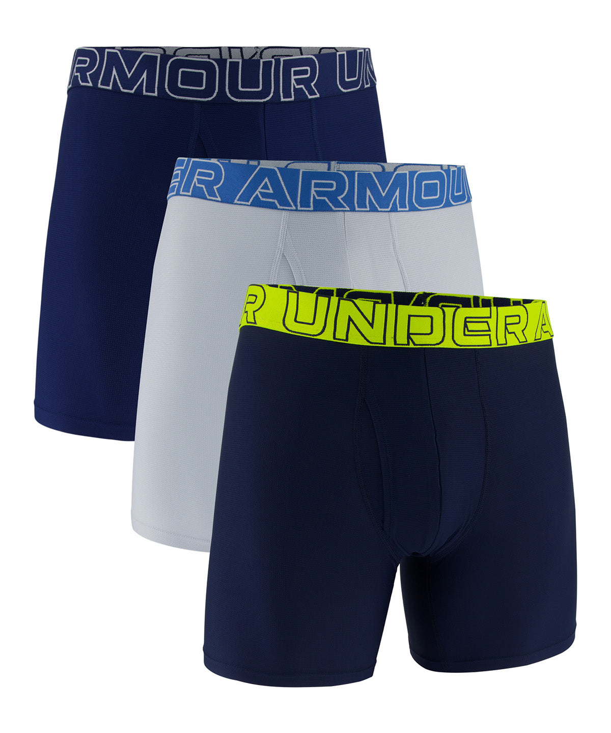 Boxer UA Performance Tech Mesh 6" azul para hombre
