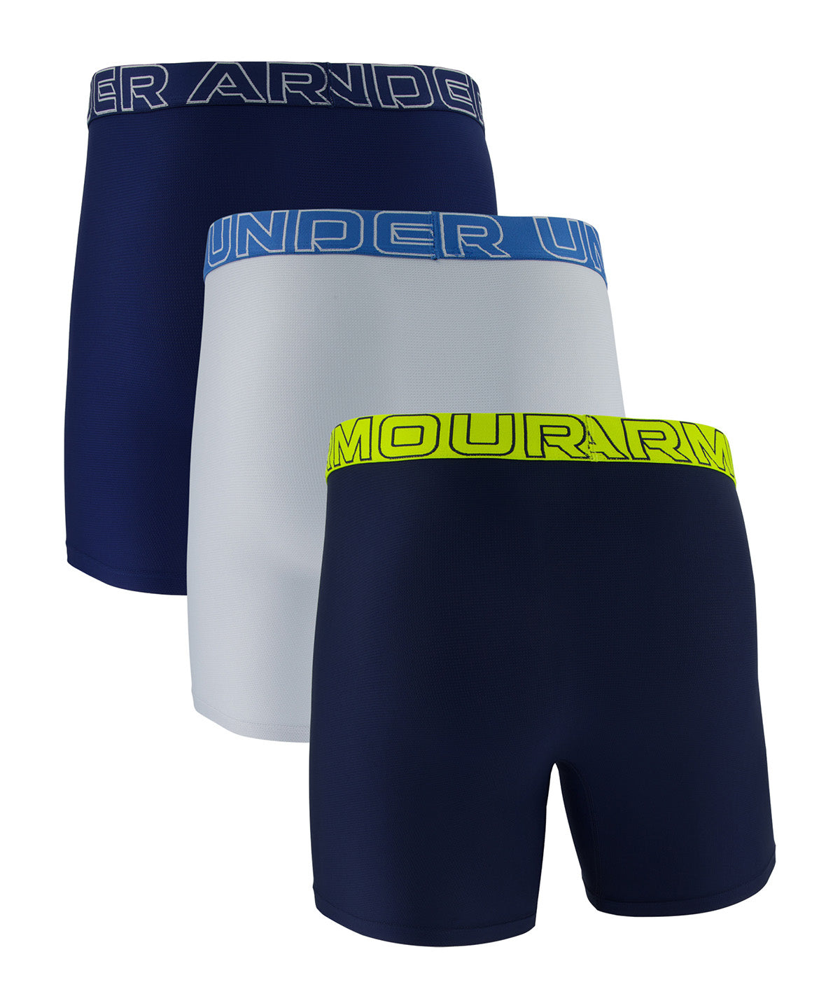 Boxer UA Performance Tech Mesh 6" azul para hombre