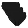 Paquete de 3 calzones para mujer Pure Stretch No Show Negro Under Armour