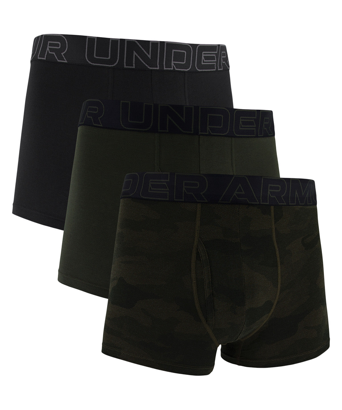 Boxer UA Performance Cotton 6" verde para hombre
